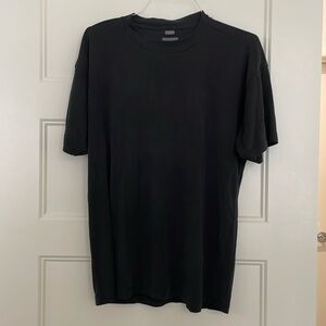Men’s Black “Sueded” Dress T-shirt